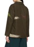 Back View - Click To Enlarge - KARTIK RESEARCH - Silk Scarf Blazer Jacket