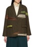 Main View - Click To Enlarge - KARTIK RESEARCH - Silk Scarf Blazer Jacket