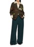 Figure View - Click To Enlarge - KARTIK RESEARCH - Silk Scarf Blazer Jacket