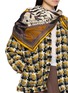 Figure View - Click To Enlarge - INOUI EDITIONS - Panteo Silk Modal Square Scarf
