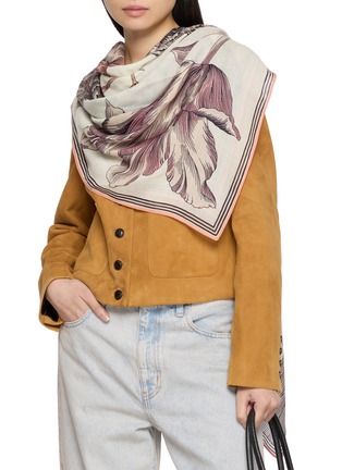 Figure View - Click To Enlarge - INOUI EDITIONS - Gustav Wool Square Scarf