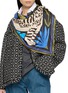Figure View - Click To Enlarge - INOUI EDITIONS - Panteo Silk Modal Square Scarf