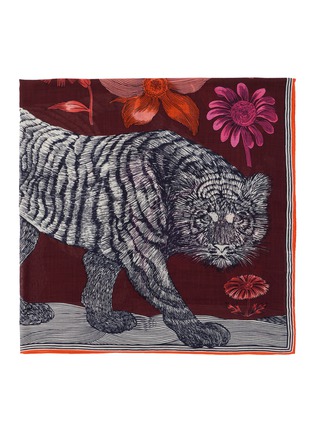 Detail View - Click To Enlarge - INOUI EDITIONS - Gustav Wool Square Scarf