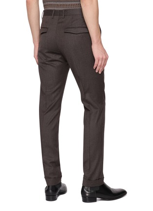Back View - Click To Enlarge - PT TORINO - Master Single-Pleat Stretch Trousers