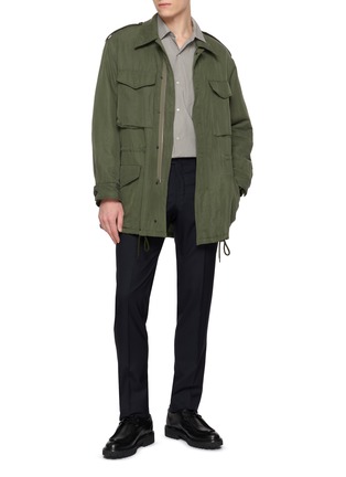 Figure View - Click To Enlarge - PT TORINO - Slim Tailor Wool Dress Trousers