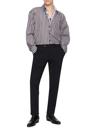 Figure View - Click To Enlarge - PT TORINO - Slim Winter Kinetic Jogger Trousers