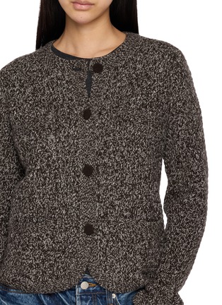  - ARCH4 - Tulip Marl Textured Knit Cashmere Cardigan 