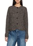 Main View - Click To Enlarge - ARCH4 - Tulip Marl Textured Knit Cashmere Cardigan 