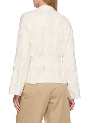Back View - Click To Enlarge - ARCH4 - Glint Fancy Sequin Knit Cardigan