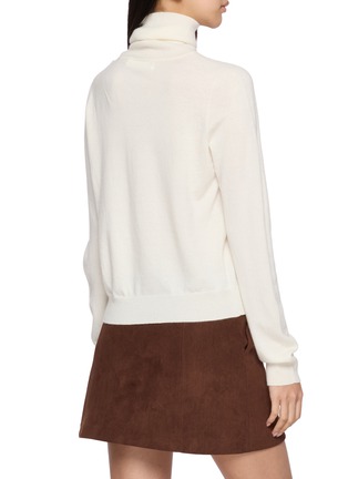 Back View - Click To Enlarge - ARCH4 - India Turtleneck Knit Cashmere Sweater