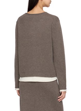 Back View - Click To Enlarge - ARCH4 - Finley Modern Classic Knit Sweater
