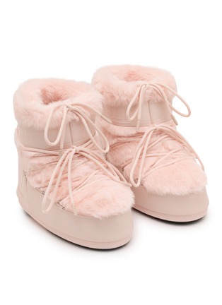 Detail View - Click To Enlarge - MOON BOOT - Icon Glance Faux Fur Low Snow Boots