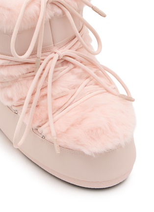 Detail View - Click To Enlarge - MOON BOOT - Icon Glance Faux Fur Low Snow Boots
