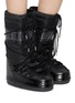 Figure View - Click To Enlarge - MOON BOOT - Icon Glance Satin Tall Snow Boots