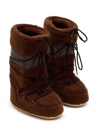 Detail View - Click To Enlarge - MOON BOOT - Icon Fleece Tall Snow Boots