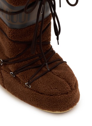 Detail View - Click To Enlarge - MOON BOOT - Icon Fleece Tall Snow Boots