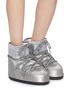 Figure View - Click To Enlarge - MOON BOOT - Icon Glance Satin Low Snow Boots
