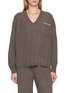 Main View - Click To Enlarge - ARCH4 - Cheshire Rib V-Neck Knit Cashmere Sweater