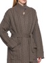  - ARCH4 - Bond Street Longline Cable Knit Cashmere Coat