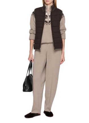 Figure View - Click To Enlarge - ARCH4 - Saint Gervais Apres Ski Quarter-Zip Sweater