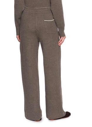 Back View - Click To Enlarge - ARCH4 - Beau Mini Rib Knit Trousers