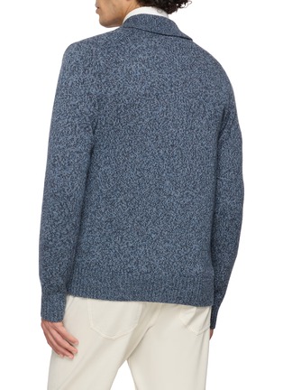 Back View - Click To Enlarge - PIACENZA 1733 - Zip Up Cashmere Overshirt Cardigan
