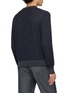 Back View - Click To Enlarge - PIACENZA 1733 - Crewneck Textured Knit Sweater