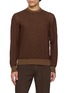 PIACENZA 1733 Crewneck Textured Knit Sweater