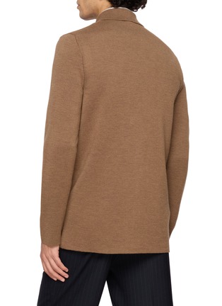 Back View - Click To Enlarge - PIACENZA 1733 - Wool Overshirt Cardigan