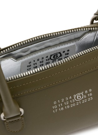 Detail View - Click To Enlarge - MM6 MAISON MARGIELA - Mini Bauletto J Leather Shoulder Bag