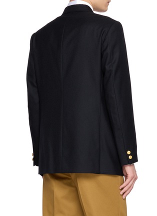 Back View - Click To Enlarge - J∞QUALITY - Double Breasted Wool Blazer