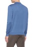 Back View - Click To Enlarge - J∞QUALITY - Long Sleeve Cashmere Silk Knit Polo Shirt