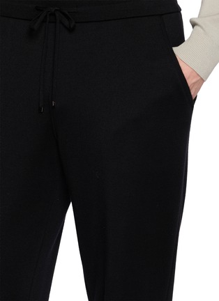  - J∞QUALITY - Semi Wide Leg Cashmere Silk Knit Pants