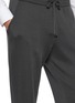  - J∞QUALITY - Semi Wide Leg Cashmere Silk Knit Pants