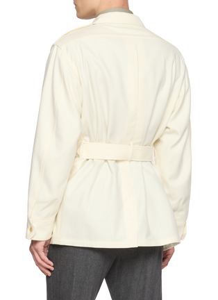 Back View - Click To Enlarge - J∞QUALITY - Safari Flap Pocket Jacket