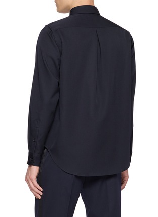 Back View - Click To Enlarge - J∞QUALITY - Wool Silk Shirt