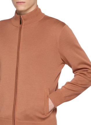  - J∞QUALITY - Zip Up Cashmere Silk Knit Jacket