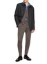 Figure View - Click To Enlarge - J∞QUALITY - Zip Up Cashmere Silk Knit Jacket