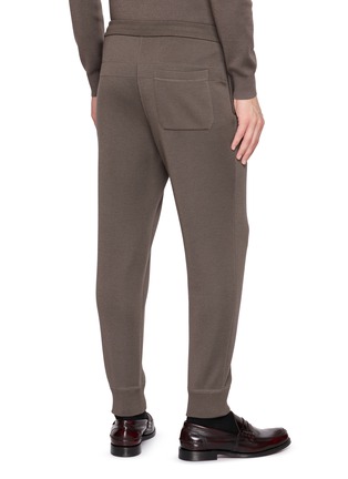 Back View - Click To Enlarge - J∞QUALITY - Centre Press Cashmere Silk Knit Pants