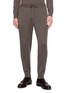 J∞QUALITY Centre Press Cashmere Silk Knit Pants