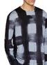  - J∞QUALITY - Dyed Check Long Sleeve T-Shirt
