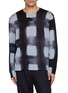 J∞QUALITY Dyed Check Long Sleeve T-Shirt