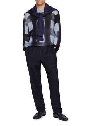 Figure View - Click To Enlarge - J∞QUALITY - Dyed Check Long Sleeve T-Shirt
