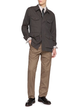Figure View - Click To Enlarge - J∞QUALITY - Road Flap Pocket Jacket