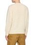 Back View - Click To Enlarge - J∞QUALITY - Sadle Crewneck Wool Knit Sweater