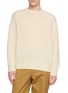 J∞QUALITY Sadle Crewneck Wool Knit Sweater