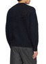Back View - Click To Enlarge - J∞QUALITY - Sadle Crewneck Wool Knit Sweater