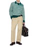 Figure View - Click To Enlarge - J∞QUALITY - Skipper Striped Wool Knit Polo Sweater
