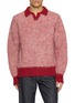 J∞QUALITY Skipper Striped Wool Knit Polo Sweater