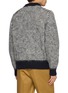 Back View - Click To Enlarge - J∞QUALITY - Skipper Striped Wool Knit Polo Sweater